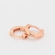 thumbnail image 5 of Arracadas Huggies Minis 0.9 cm Oro Rosa Lam 18k Para Niña, 5 of 7