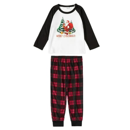 Famille Correspondant Pyjama A Carreaux De Noel Pour Enfants Adultes Vetements De Nuit Du Pere Noel Vetements De Nuit Salon Enfants Pjs Hommes Femmes 2 Pieces Hauts Pantalons Ensemble Bebe Body