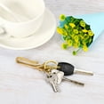 thumbnail image 4 of Uxcell U Shape Hook Keychain, 2.8" Solid Brass Belt Clip Fish Hook Keychain for Chain Pocket, 4 of 6