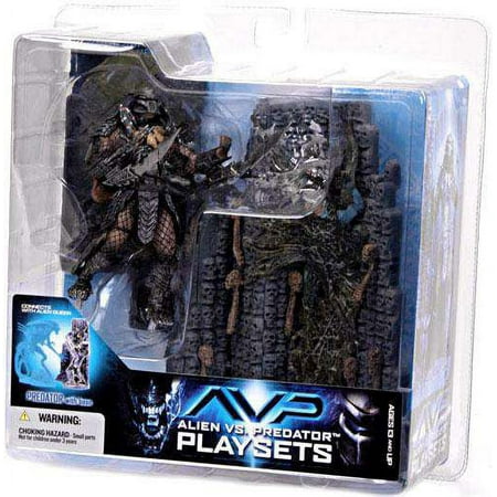 Scar Predator with Victim Action Figure Set Playsets Alien vs Predator