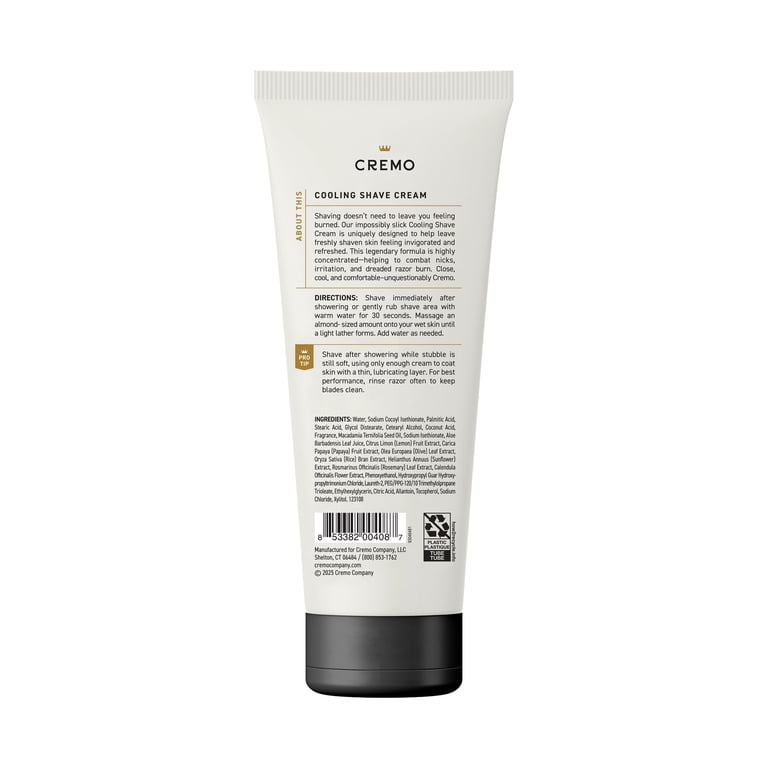 Cooling Shave Cream for Men Refreshing Mint 6 oz photo 6
