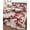 Deep Red Light Beige, variant on Twin Quilt Bedding Set, Red Flowers Reversible Summer Quilt 3 Pieces, Chinese Plum Blossoms Traditional Ink Painting Lightweight Bedspreads Coverlets with 2 Pillow Shams for All Seasons