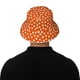 thumbnail image 5 of Balery Dots On Orange Background Sombreros para el sol para hombre y mujer, sombrero de pescador con UPF 50+, 5 of 6