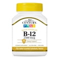 thumbnail image 1 of Vitamina B12 Cianocobalamina 2500mcg Sublingual 110 Tabletas 21st Century, 1 of 8