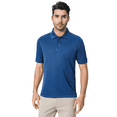 thumbnail image 3 of Zfeel Men's Performance Mesh Polo Shirt, 100% Polyester, Moisture-Wicking, Quick-Dry, Lightweight, True Navy, 4XL, 3 of 5