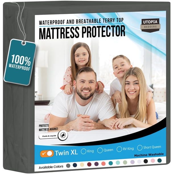 Protector de colchón Utopia Bedding, impermeable, tamaño XL