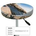 thumbnail image 4 of Fotbe Lighthouse Stool Covers Round,Waterproof Round Bar Stool Covers Bar Chair Covers Washable Stool Cushion Slipcover for 12-14 Inch Chair-12 inch, 4 of 7
