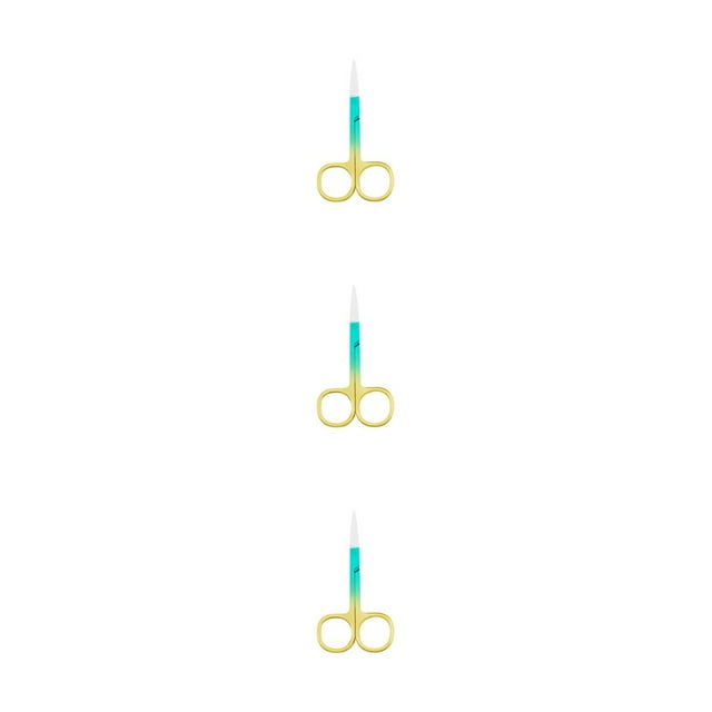 Vogacara Pinzas para cutículas de uñas, tijeras de acero inoxidable, galvanoplastia, impermeables, de mano, accesorio para el hogar, Spray verde dorado Type1 NO1 Vogacara CBP288410