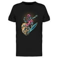 thumbnail image 1 of Surfing Cat T-Shirt Men -Image by Shutterstock, Male Medium, 1 of 2