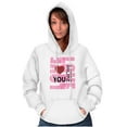 thumbnail image 4 of Love You More Romantic Valentines Day Hoodie Sweatshirt Women Brisco Brands M, 4 of 6
