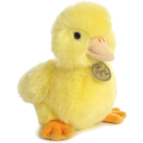 Aurora - Small Yellow Miyoni Tots - 7.5" Duckling - Adorable Stuffed Animal