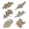 thumbnail image 6 of HONCLL Plant Stamp Retro Flower Stamp Wood Stamp Plant Decorative Stamp DIY Art Craft Stamp for Crafting Scrapbook Painting, 6 of 12