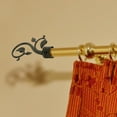 thumbnail image 4 of Dayesque Black Decorative Curtain Rod End Caps, Finials for Curtain Rod Decor, Curtain Rail Ends, Plugs, and Stylish, 4 of 8