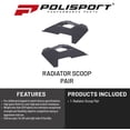thumbnail image 2 of Polisport Radiator Scoops - Nardo Grey Panels for Husqvarna FC,FE,FS,FX,TC,TE,TX (2022-2025) - OEM Fit, Glossy Finish, Lightweight & Impact-Resistant, Easy Installation, 2 of 9