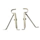 thumbnail image 2 of Juego de 2 soportes para barra de cortina de hierro, accesorios de montaje en pared ajustables para varilla de 15 mm, 2 of 9