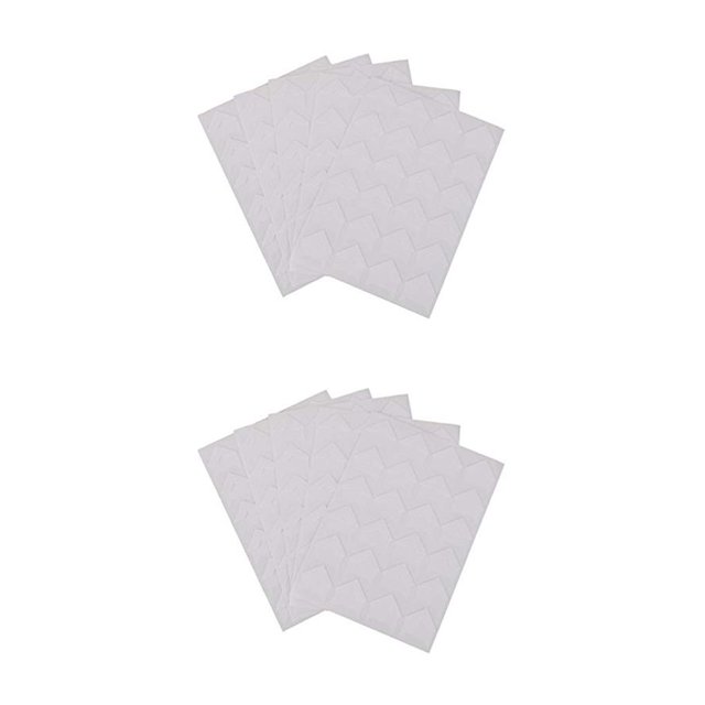 Inteprter 5Sheets Foto Esquinas Autoadhesivo Pegatinas, Foto Montaje Papel Esquina blanco 2piezas Inteprter CBP073106