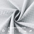 thumbnail image 3 of FFIY Round Tablecloth 60 Inch, Water Resistant Spill Proof Washable Polyester Table Cloth, Heavy Weight Soft Fabric Cloth Table Cover Silver Grey for Kitchen Dinning Tabletop Outdoor Picnic, 3 of 7