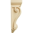 thumbnail image 3 of Ekena Millwork 6 1/4"W x 4"D x 12"H Cole Pilaster Wood Corbel, Maple, 3 of 4