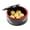 Black/Small/1 Compartment, variant on Bento Tek Rectangle Black and Red Large Japanese Style Bento Box - 6 Compartments - 12 1/4" x 9 3/4" x 2 1/4" - 1 count box