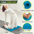 thumbnail image 2 of ProsourceFit Yoga Knee Pad & Elbow Cushion 15mm for Pain Free Joints, 2 of 7