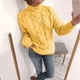 thumbnail image 1 of Suéter de estilo europeo y americano para mujer, suéter holgado de temperamento, suéter de color sólido con cuello alto y giro a la moda, 1 of 6