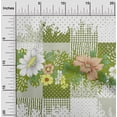 thumbnail image 2 of oneOone Silk Tabby Light Green Fabric Asian Floral With Texture Craft Projects Decor Fabric Printed By The Yard 42 Inch Wide, 2 of 4