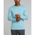 thumbnail image 3 of Real Essentials 3 & 5 Pack: Men's Mesh Quick Dry Athletic Long Sleeve T-Shirt UPF SPF UV Sun (Available In Big & Tall), 3 of 4