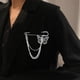 thumbnail image 4 of Broche de cadena larga Strade Fareast Limited para Trajes hombres Mujeres Chica Estudiante Aleación Mariposa, 4 of 8