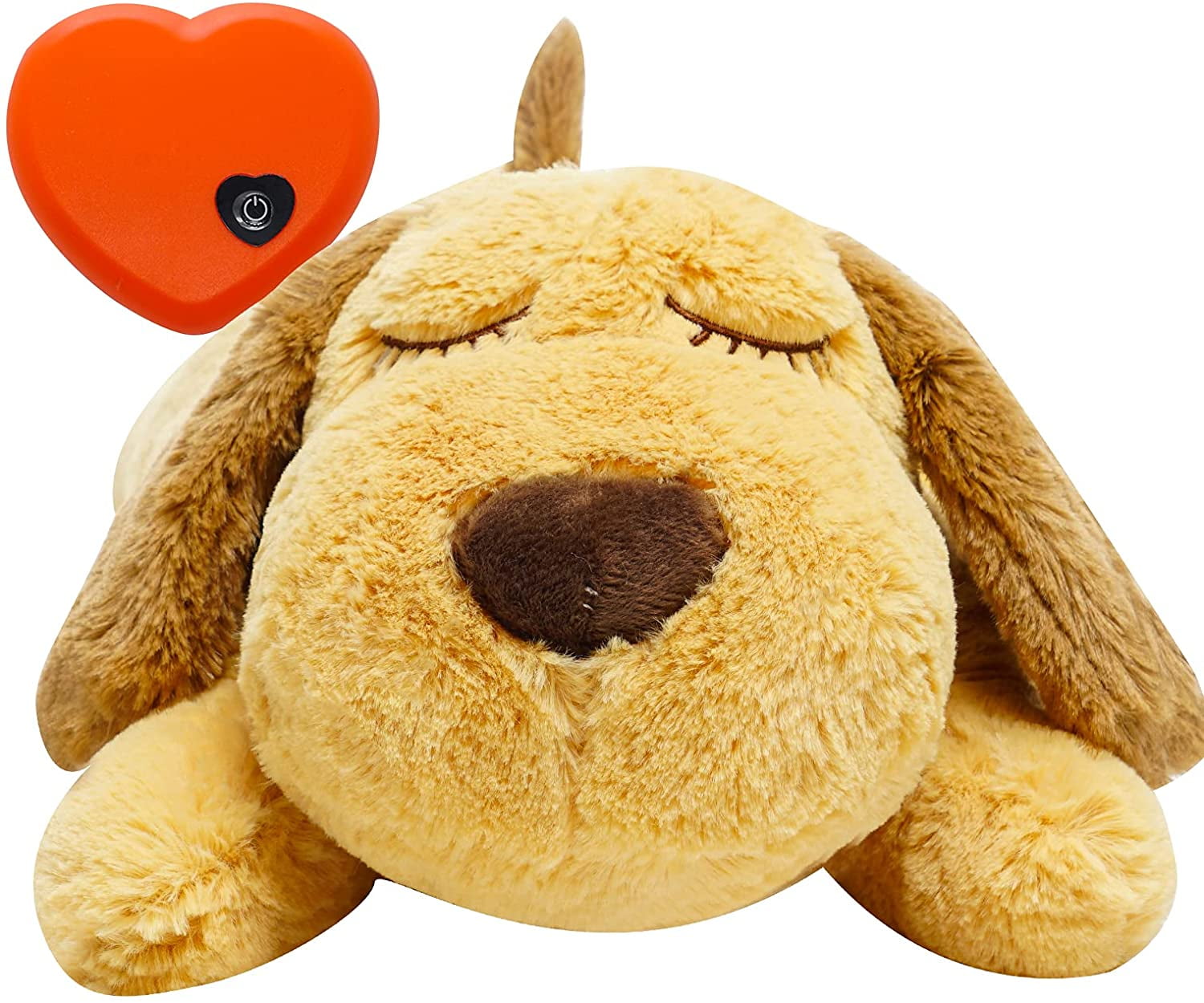 Simulateur De Battements De Cœur Pour Chiot/Chien - Jouet Apaisant Portable, Aide Au Sommeil Et Anti-Stress (Fonctionne Avec Piles)