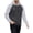 50#Dark Gray, variant on Men's Raglan Sleeve Color Block Pullover Hoodie Casual Long Sleeve Fleece Sweatshirt with Kangaroo Pocket S