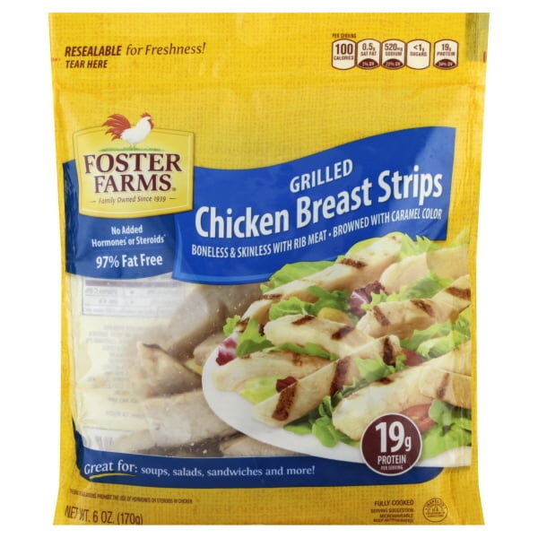 Foster Farms Foster Farms Chicken Breast Strips, 6 oz