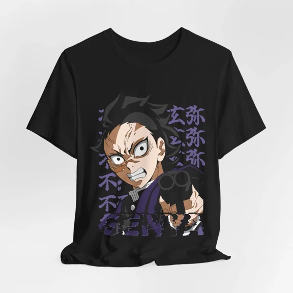 Reprint Rare Genya Anime Graphic Tee, Japanese Manga T-Shirt, Anime Lover Gift, Unisex Anime