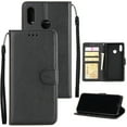 thumbnail image 1 of ForNova 3i/Y5 2019 PU Leather Protective Phone Case with 3 Cards Slots Bracket, 1 of 9