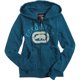 thumbnail image 1 of Ecko Unltd. Sudadera con capucha y cremallera frontal Gltter para mujer, azul, extra pequeña, 1 of 1