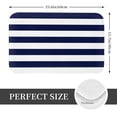 thumbnail image 2 of Kdxio Navy Blue And White Stripes,16" x 24", Non-Slip Front Door Mats,Outdoor Welcome Mat Washable, 2 of 9