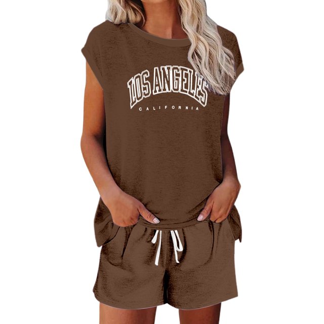 Women's Stylish Shorts Suit For Daily Wear With Drawstring Design And Casual Fit Perfect For Spring And Summer