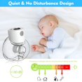 thumbnail image 4 of XIRQI Upgraded Hand Free Breast Pump Wireless Wearable Breast Pump Low Noise & Painless Massage Function, 4 of 4