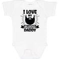thumbnail image 3 of Inktastic I Love My Bearded Daddy with Beard Silhouette Boys or Girls Baby Bodysuit, 3 of 5