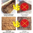 thumbnail image 3 of Outdoor Bamboo Shades Light Filtering Natural Roman Roller Blinds Privacy Roller Shades with Lift Reed Blind for Window Balcony Backyard Patio Garden Cordless(56" x 84"), 3 of 7