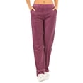 thumbnail image 1 of Womens Velour Tracksuits Pants Long Pants Sweatsuits, Sports Outfit Zip Sweatpants for Jogging Running Hiking, 1 of 8