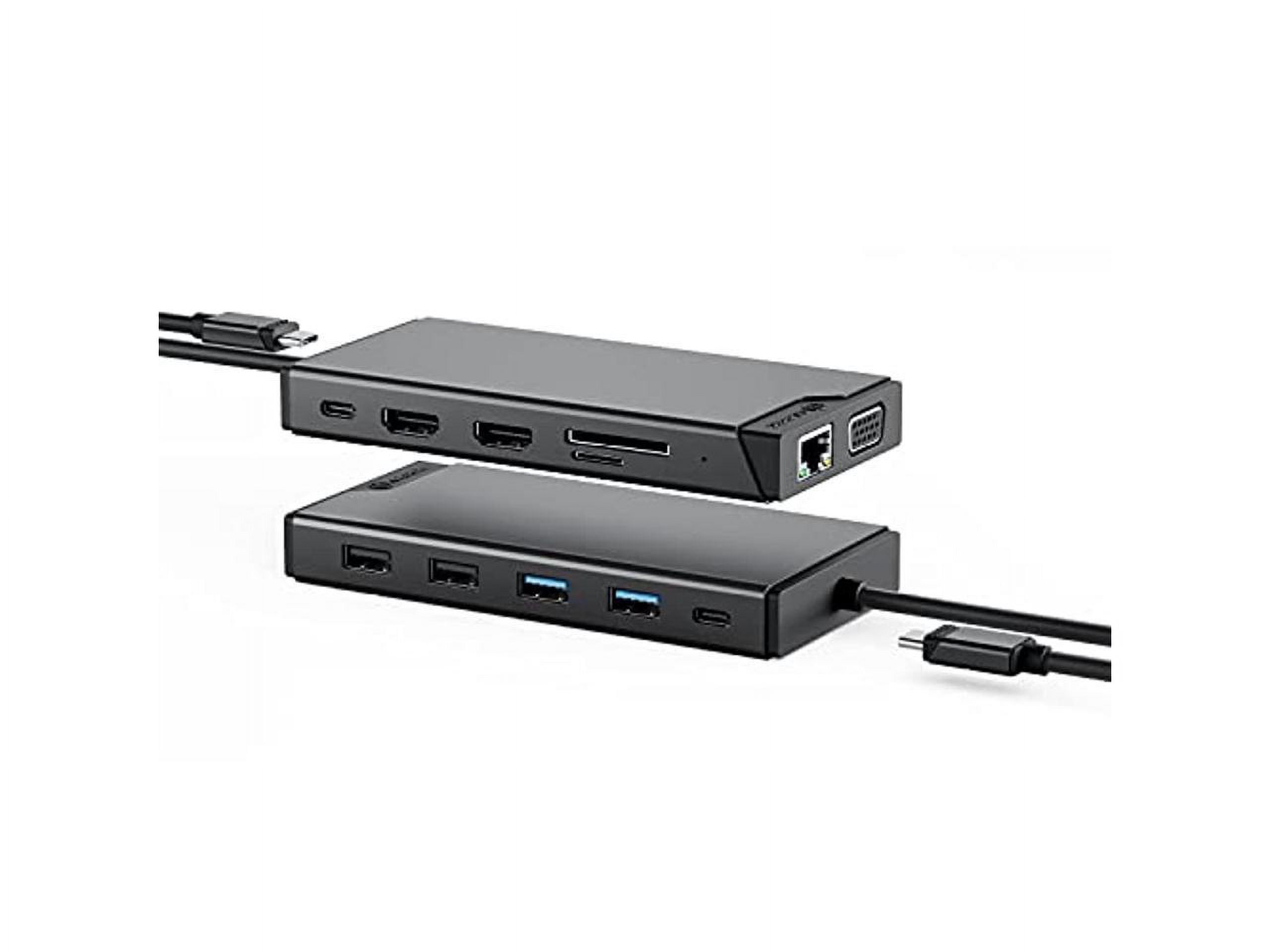 ALOGIC MV2 USB-C Dual Display DP Alt Mode Docking Station, Black