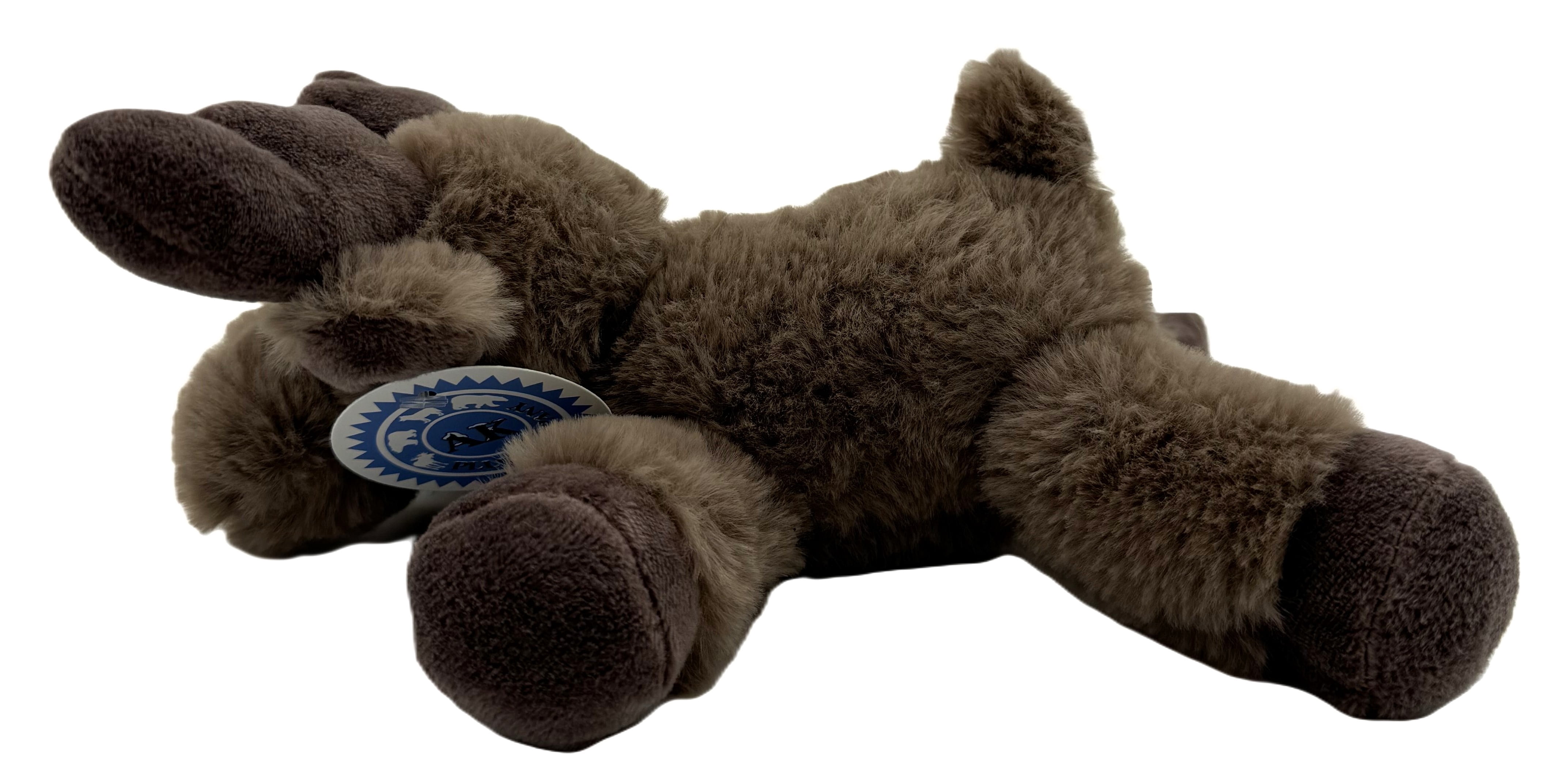 Alaskagift Ak Moose Laying Plush 8" Long