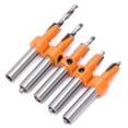 thumbnail image 3 of 5 pcs Countersink Drill Bit Woodworking Self Taping Drill Bit Carpentry Tool, 3 of 8