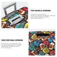thumbnail image 5 of Lsque American Football Printed Luggage Cover, Travel Luggage Protector,Scratch and Dirt Resistant, Fits 18-32 Inch Luggage - Medium, 5 of 9