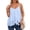 Light Blue, variant on Tank Tops for Women Off Shoulder Ruffle Casual Summer Flowy Beach Dress Camisoles for Women Beige L