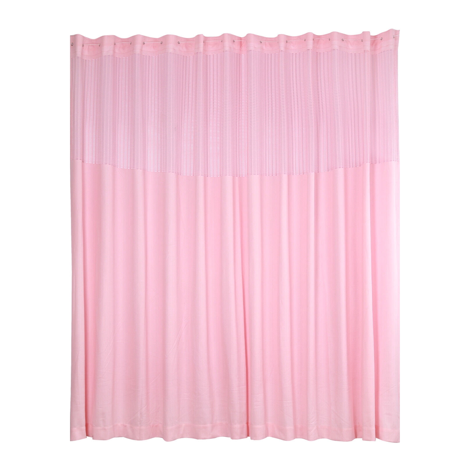 12ft x 8ft Large Room Divider Curtain for Spa Salon Clinic, Pink Privacy Cubicle Drape, 1 Panel