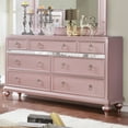 thumbnail image 2 of Furniture of America Starnom Transitional 7-Drawer Dresser, Rose Gold, 2 of 6