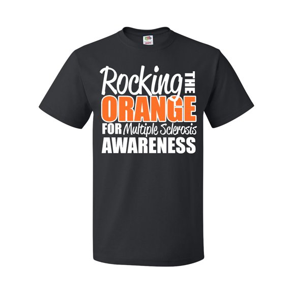 Inktastic Rocking the Orange for Multiple Sclerosis Awareness T-Shirt