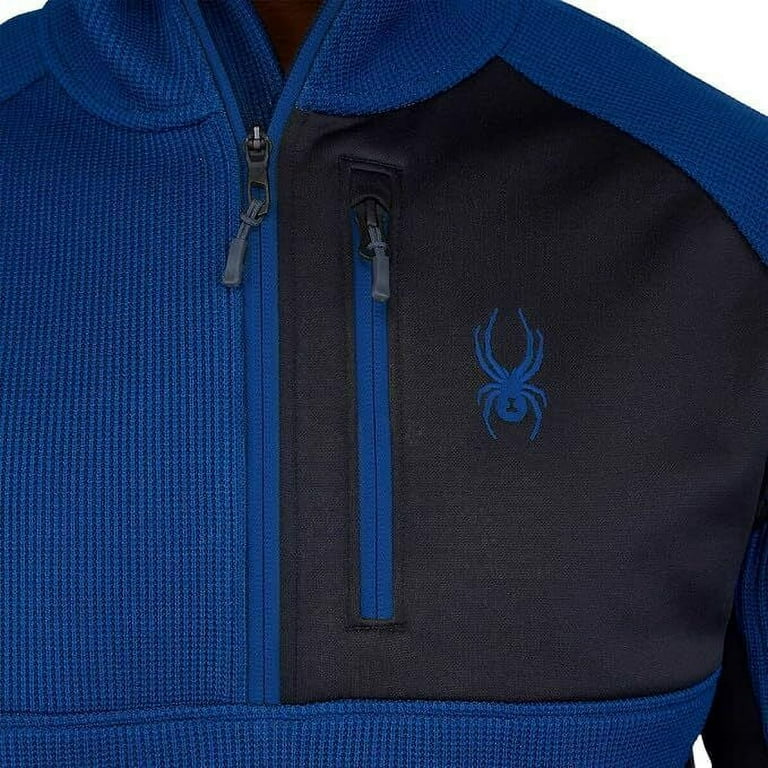 Spyder Men's Half Zip Sweater Gait Knit Pullover Jacket - Walmart.com