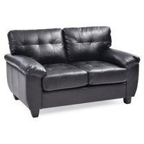 Glory Furniture Gallant Loveseat in Black Color